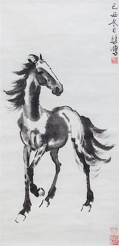 * Attributed to Xu Beihong, (1895-1953), Horse