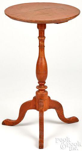 Pennsylvania painted candlestand, 19th c.