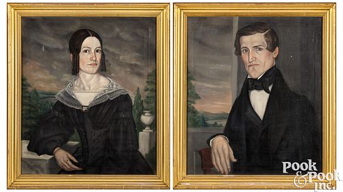Joseph Chase Rutherford, pair of portraits