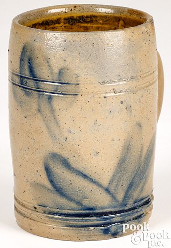 Pennsylvania stoneware mug, 19th c.