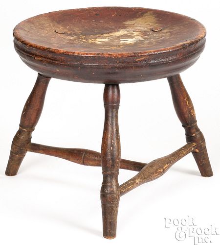 Pennsylvania Windsor stool, late 18th c.