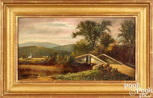 William Henry Hilliard, oil on canvas landscape