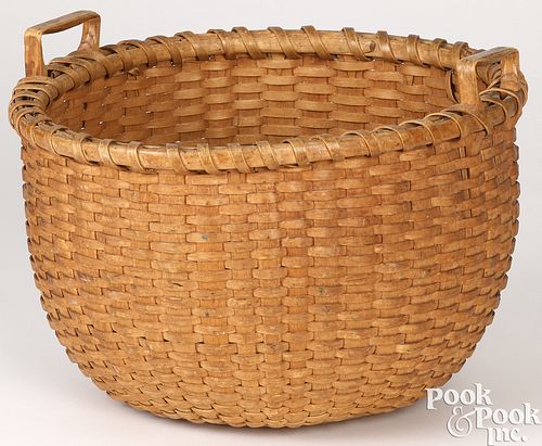 Pennsylvania splint field basket, 19th c.