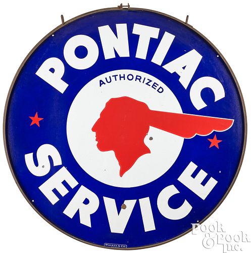 Pontiac Authorized Service advertising sign