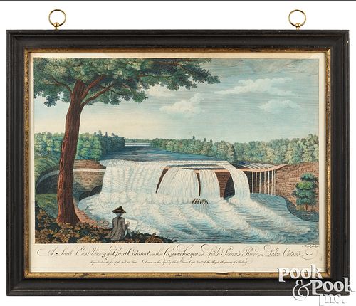 Early waterfall etching, ca. 1768