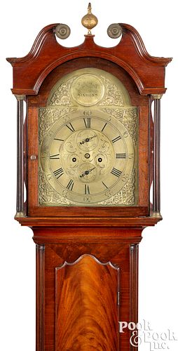 Scottish mahogany tall case clock, c. 1800