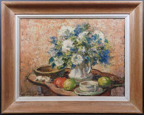 Harold C. Wolcott: Impressionist Still Life