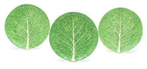 Fifteen Dodie Thayer Lettuce Ware Dinner Plates Diameter 10 inches.