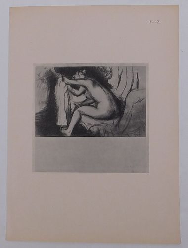 Edgar Degas:  La Toilette