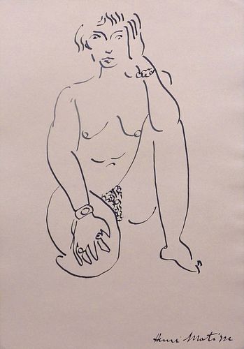 Henri Emile Benoit Matisse, Manner of: Femme Nue