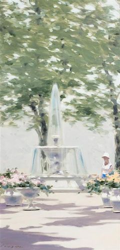 Andre Gisson, (French, 1928-2004), Fountain