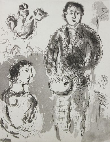 Marc Chagall - Le peintre et son mod?le
