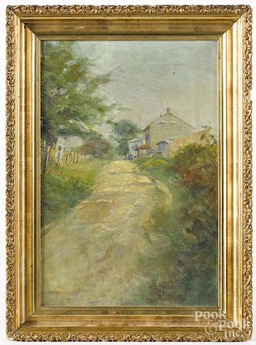 William Koerner (1878-1938), oil on canvas landscape, signed lower left, 18'' x 12''.