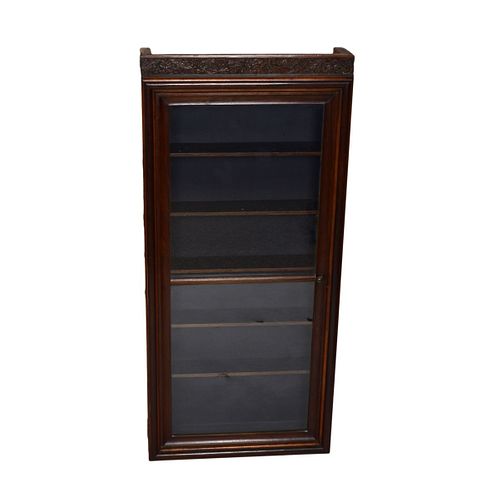 19C Small Wooden Display Cabinet
