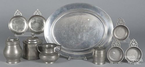 Pewter tablewares, 20th c.