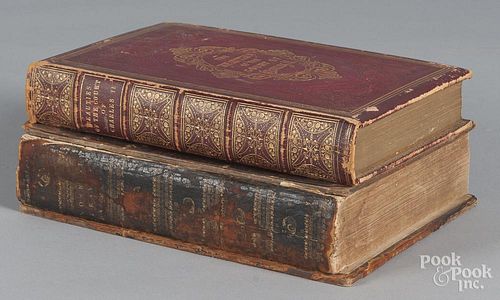 Two volumes, The Beauties of the Court of Charles II and Travels in Upper and Lower Egypt.