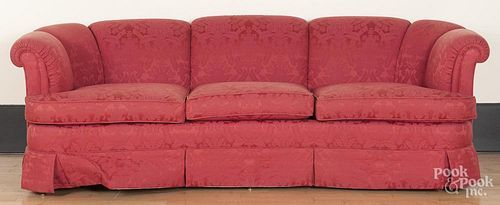 Kindel upholstered sofa, 31'' h., 92'' w.