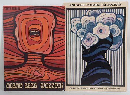 Two Polish Opera Posters, Jan Lenica