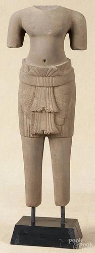 Egyptian terra cotta sculpture, 20th c., 28 1/2'' h.