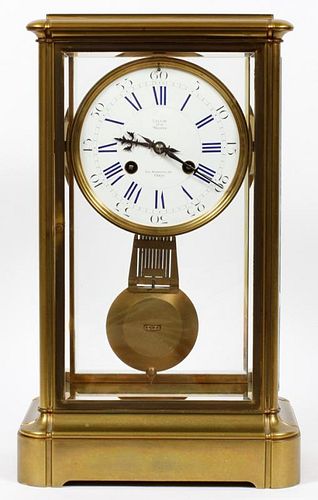 FRENCH EIGHT DAY TIME AND STRIKE REGULATOR CLOCK