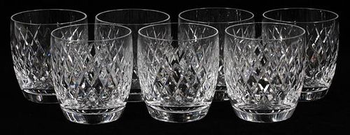 WATERFORD TUMBLERS ALANA PATTERN SET OF 7