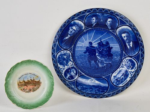 STAFFORDSHIRE LEWIS & CLARK CENTENNIAL PLATE AND MORE