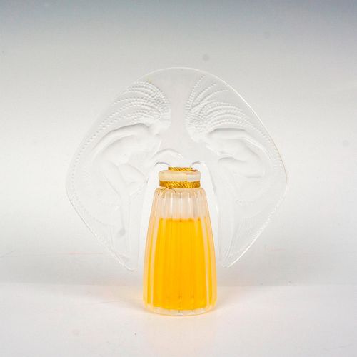 Lalique Crystal Perfume Bottle, Ondines