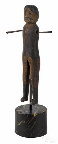 Carved and painted Hessian soldier whirligig, 19th c., overall - 14 1/4'' h.
