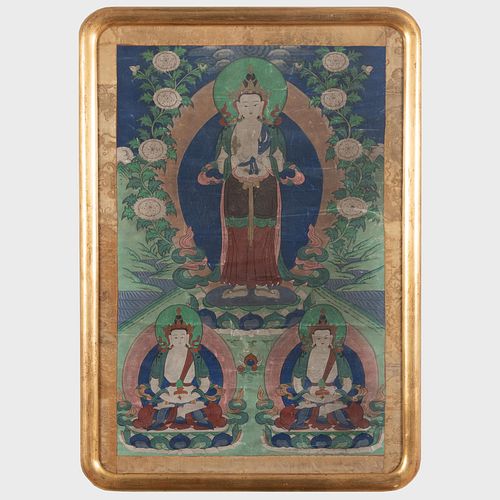 Tibetan Painting of a Deity