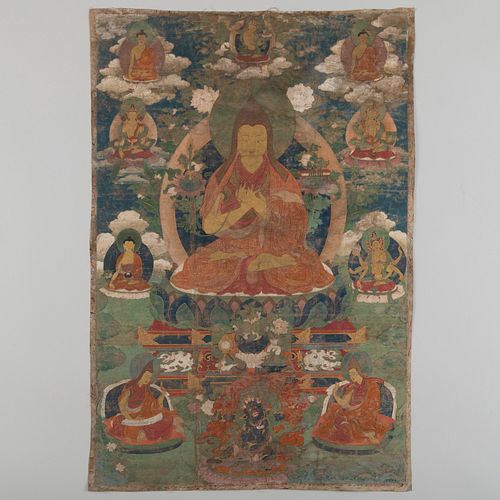 Tibetan Painting of Tsongkhapa