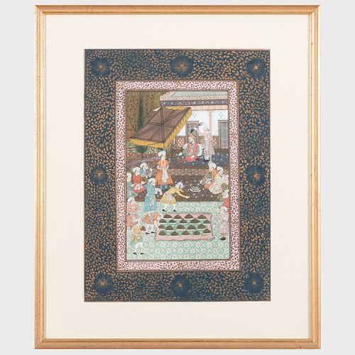 Set of Four Persian Miniatures