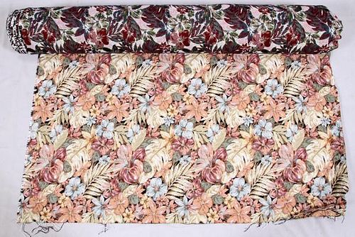 FLORAL UPHOLSTERY FABRIC BOLT