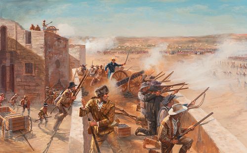 Jim Carson (b. 1942) The Army of Santa Anna