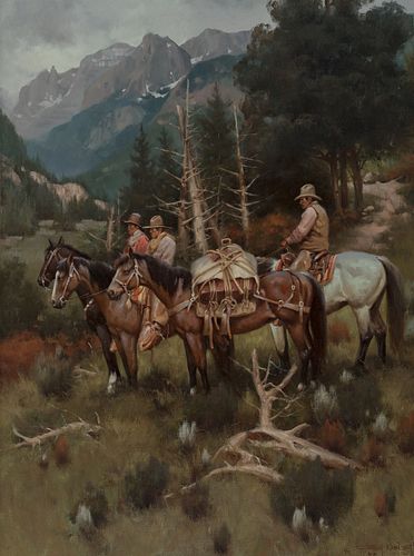 Gary Lawrence Niblett (b. 1943) Trailing the Rockies