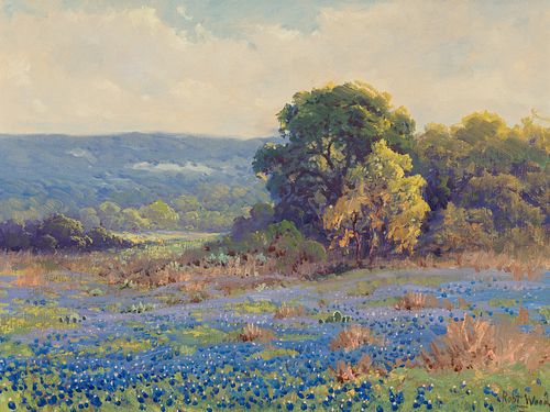 Robert William Wood (1889 - 1979) Spring Bluebonnets