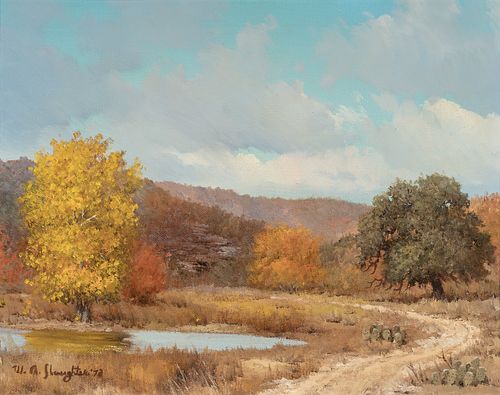 William Slaughter (1923 - 2003) Fall - Hill Country, 1972