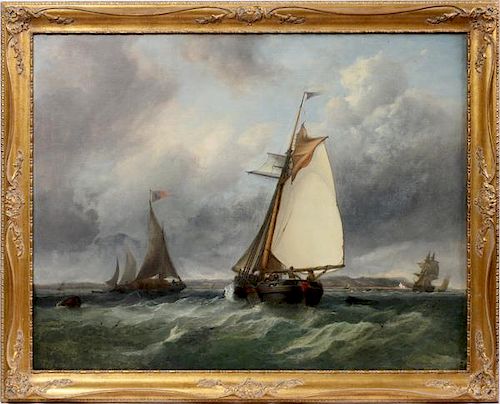 OIL ON CANVAS 19TH C.
