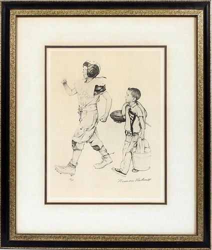 NORMAN ROCKWELL LITHOGRAPH