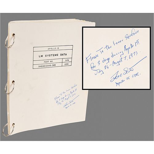 Apollo 15 Lunar Surface-Flown LM Systems Data Book - From the Personal Collection of Dave Scott