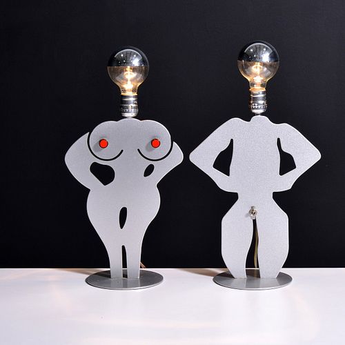 Pair of LumiSource Erotic Table Lamps