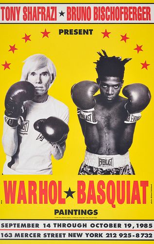 Andy Warhol / Jean-Michel Basquiat Exhibition Poster