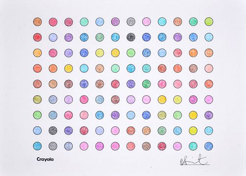 Imbue COLOR YOUR OWN DAMIEN HIRST Print (Homage)