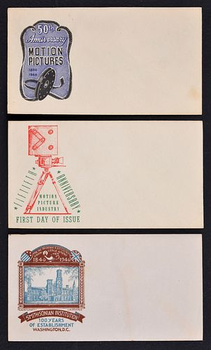 3 Commemorative Envelopes, 1940s