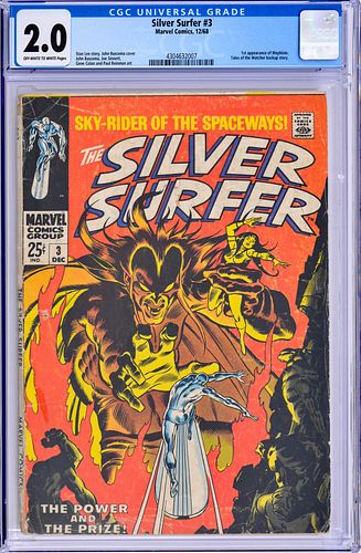 THE SILVER SURFER #3, CGC 2.0