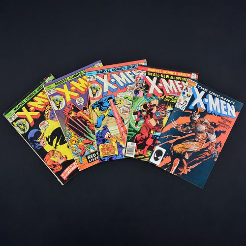 5 Marvel Comics, X-MEN #90, #92, #93 & #102, UNCANNY X-MEN #212