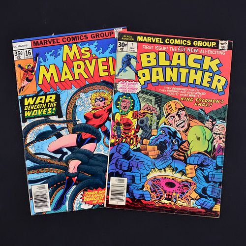 2 Marvel Comics, MS. MARVEL #16 & BLACK PANTHER #1