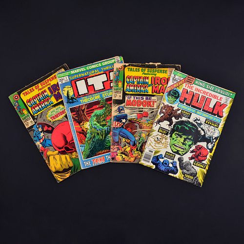 4 Marvel Comics, TALES OF SUSPENSE #90 & #94, SUPERNATURAL THRILLERS #1 & THE INCREDIBLE HULK ANNUAL #5