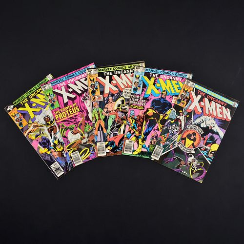 5 Marvel Comics, X-MEN #126, #127 (Newsstand Edition), #132 (Newsstand Edition), #136 (Newsstand Edition) & #139 (Newsstand Edition)
