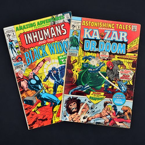 2 Marvel Comics, AMAZING ADVENTURES #8 & ASTONISHING TALES #5
