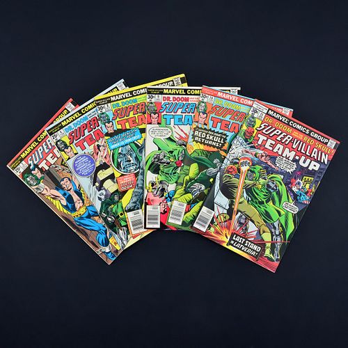 6 Marvel Comics, SUPER-VILLAIN TEAM-UP #2, #4, #8, #9, #10 & #11